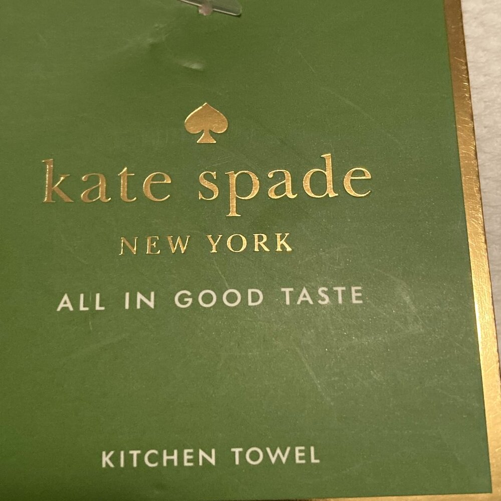 Pair of Kate Spade kitchen towels  - with a cherry on top - Picture 3 of 5